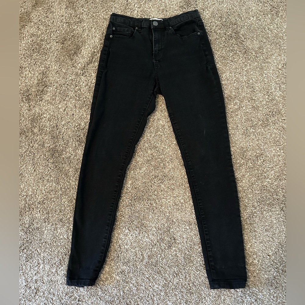 Mudd black high rise skinny jeans size 9